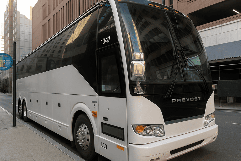 a Bus Rental Company Anaheim coach bus