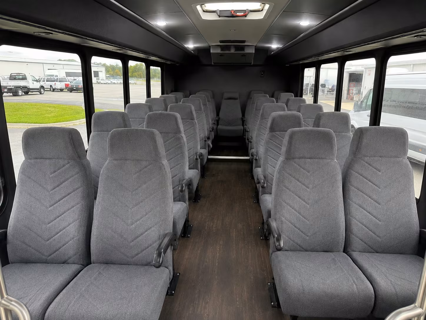 15 passenger minibus interior