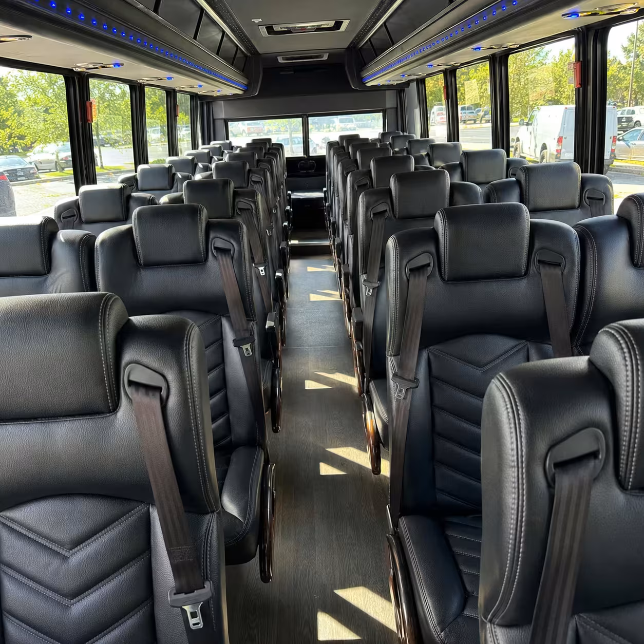 25 passenger minibus inside