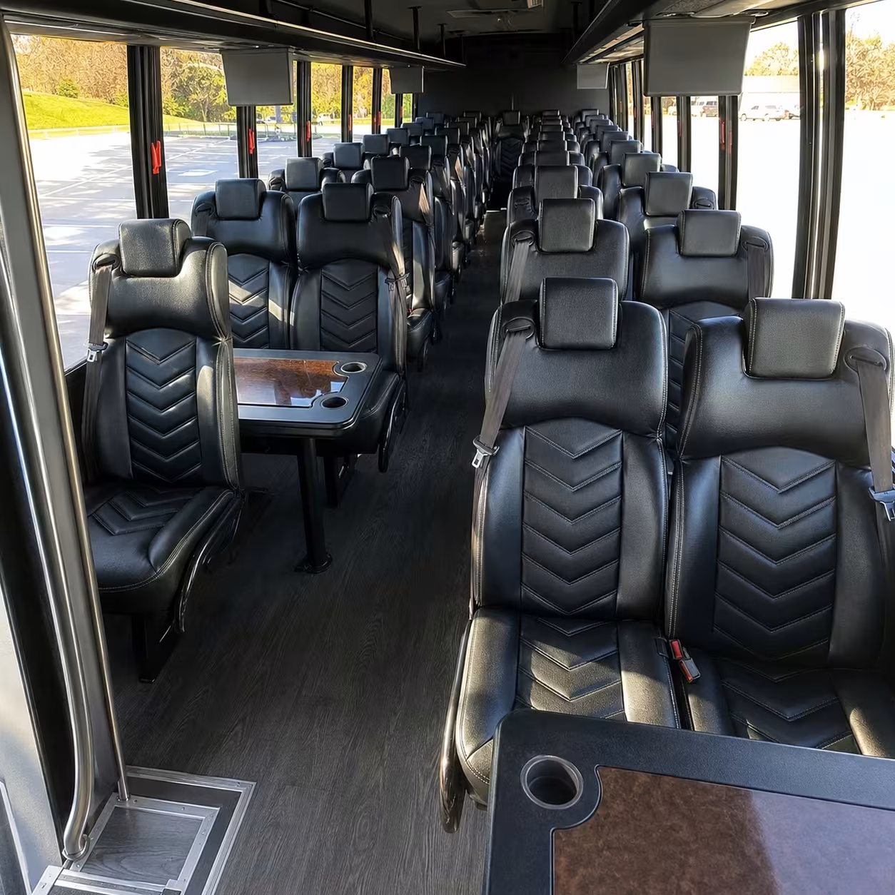 25 passenger minibus interior