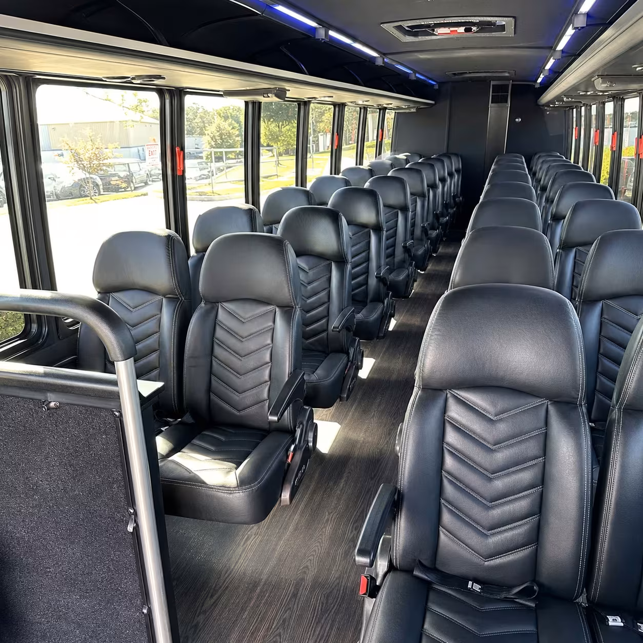 28 passenger minibus interior