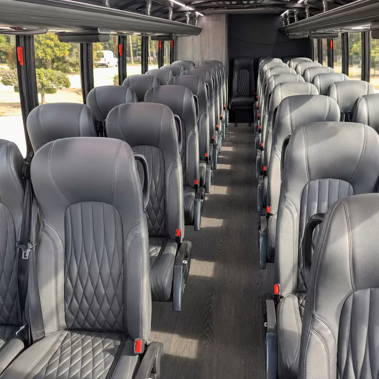 30 passenger minibus interior