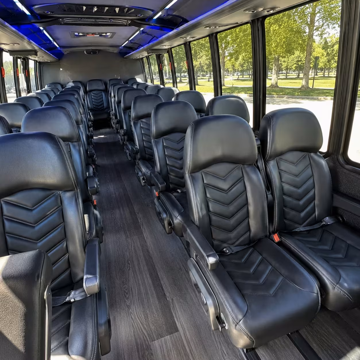 35 passenger minibus interior