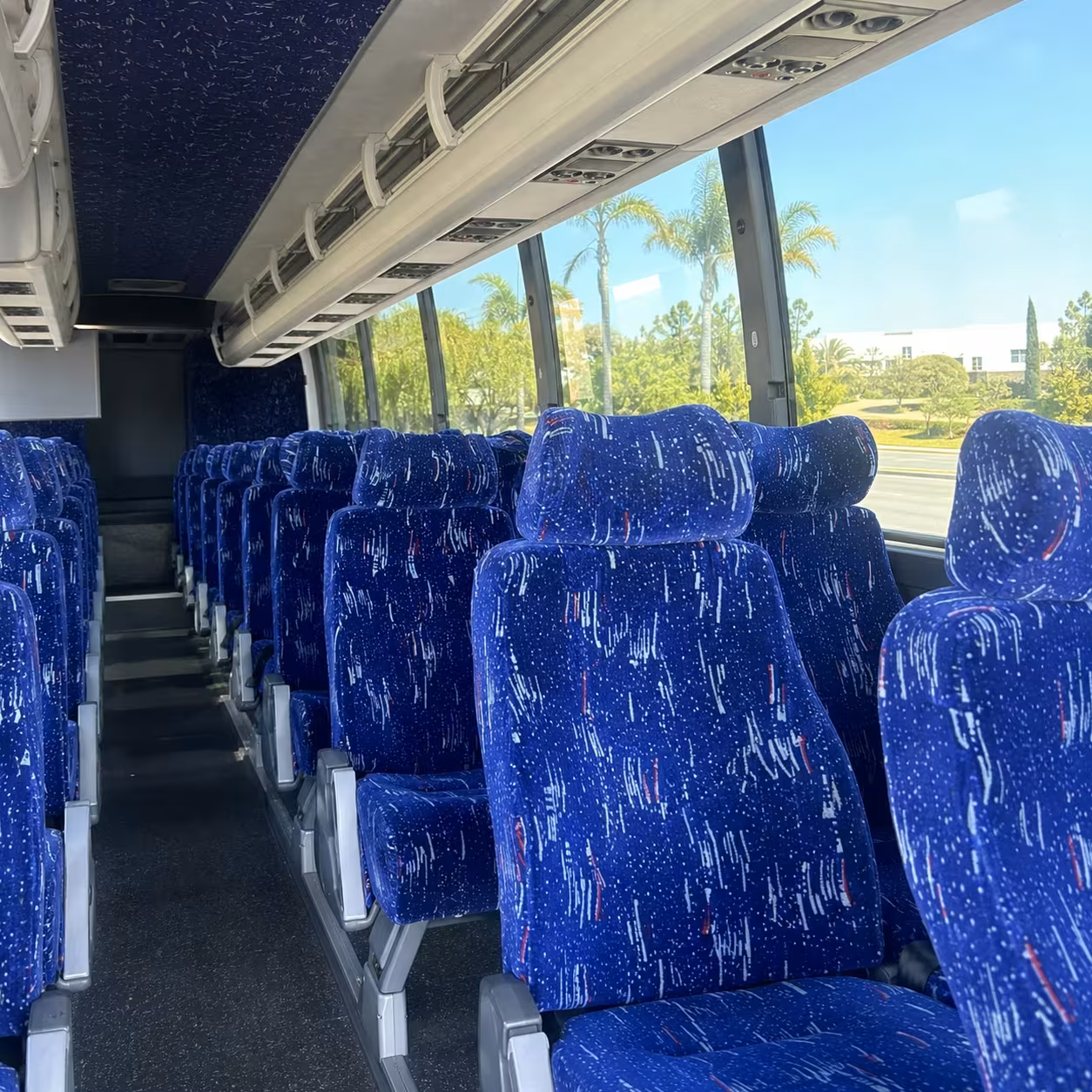 anaheim charter bus interior