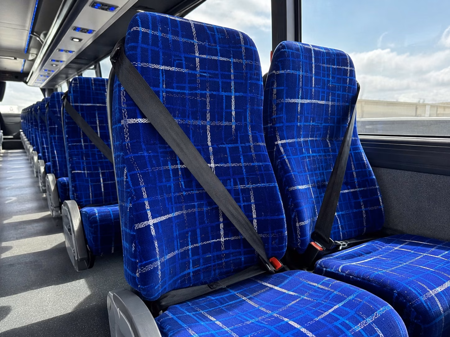 charter bus rentals from anaheim to nearby military bases